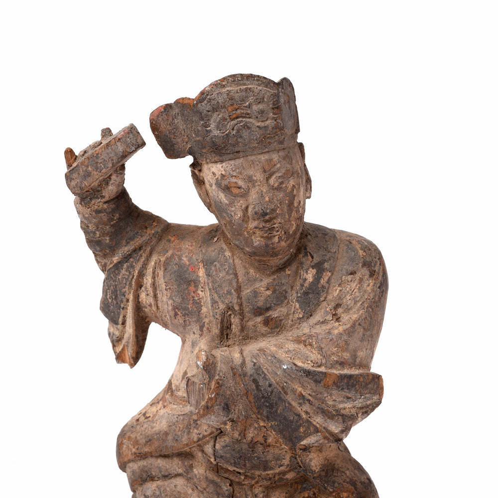 Detail From Chinese Immortal or Ancestor Figure - 19thC | Indigo Antiques