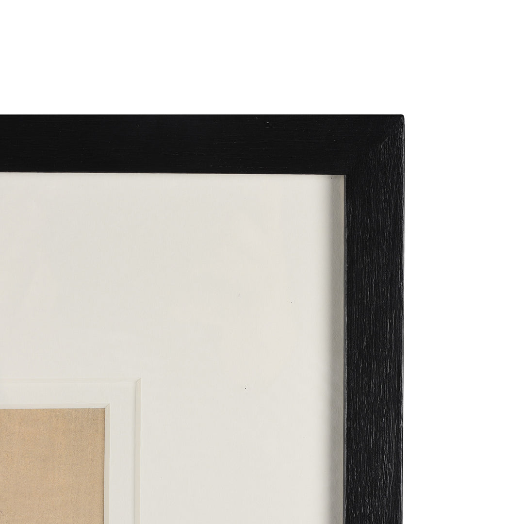 Frame Detail From Old Japanese Woodblock Print of Geese By Ohara Koson - Early 20thC