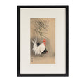 Chickens Woodblock Print By Ohara Koson - Early 20th Century