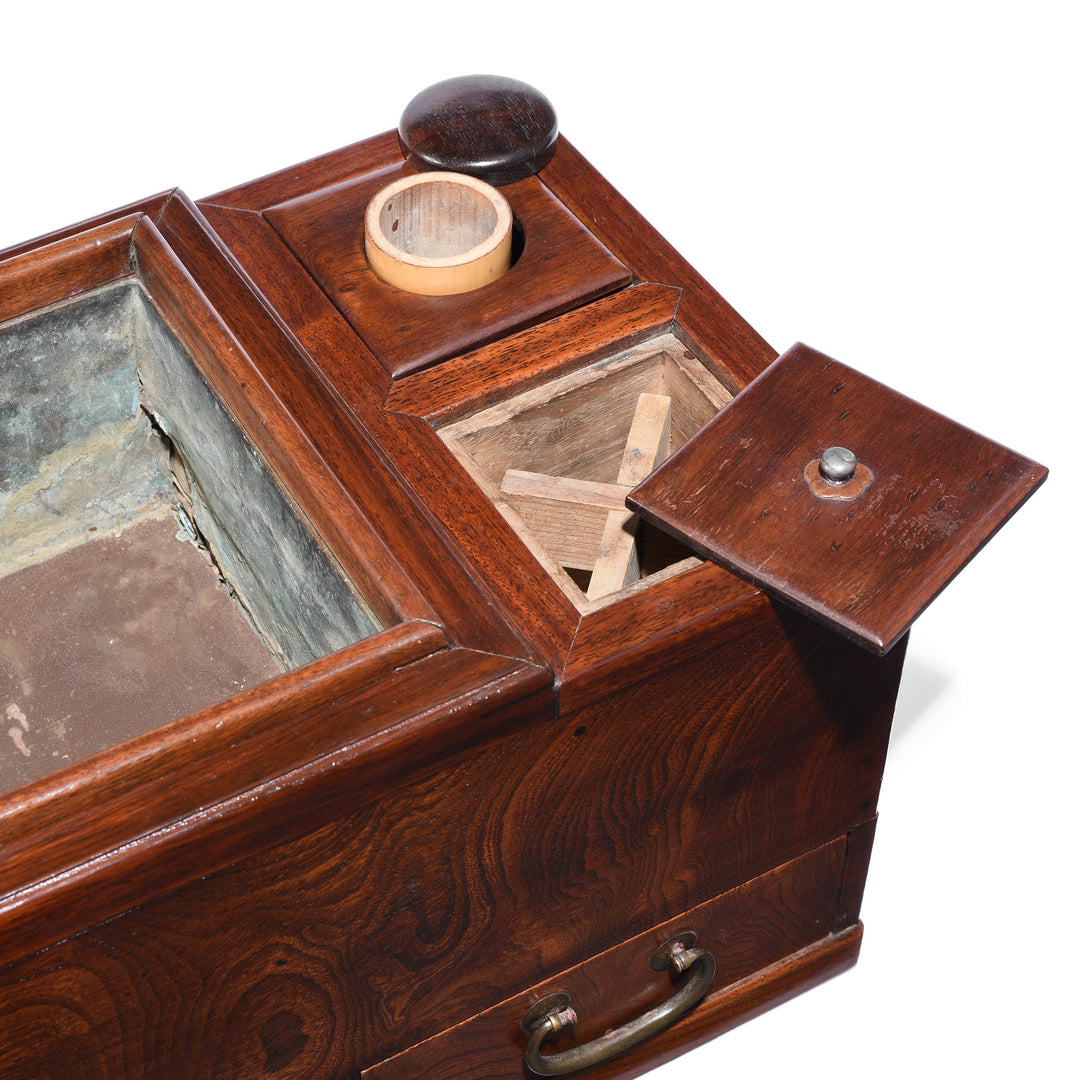 Compartment Detail From Japanese Zelcova Hibachi - Early 20thC | Indigo Antiques