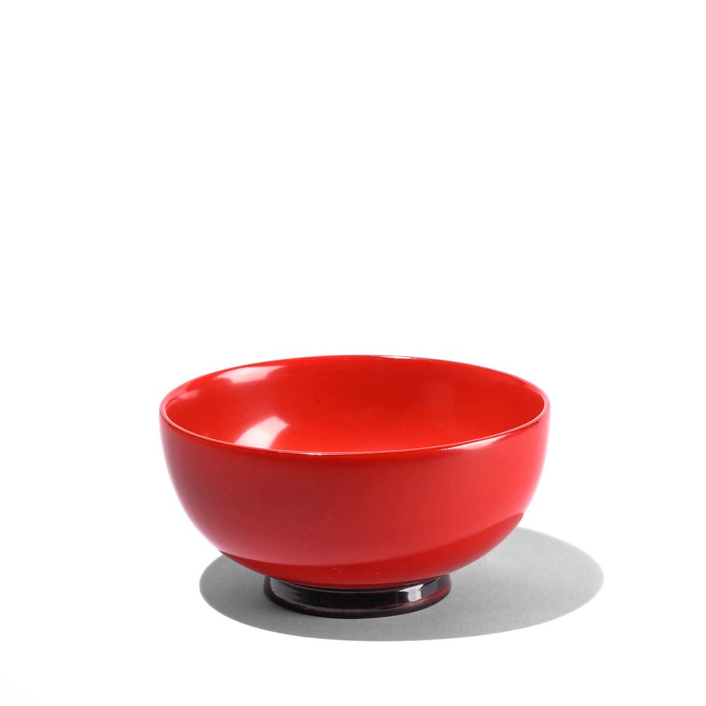 Five Japanese Red Lacquer Sake Bowls | Indigo Antiques