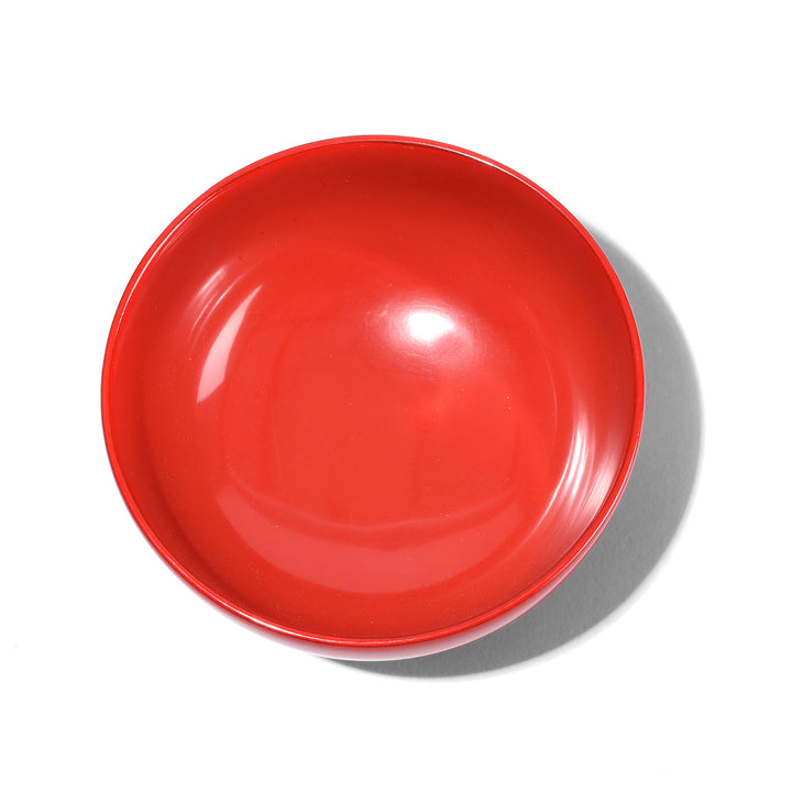 Five Japanese Red Lacquer Sake Bowls | Indigo Antiques