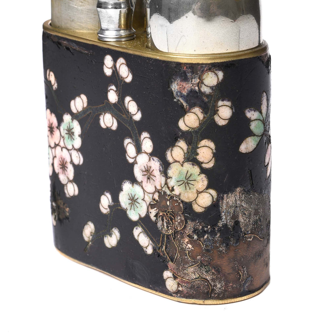 Antique Cloisonne & Paktong Chinese Water Pipe - Ca 1900 | Indigo Antiques