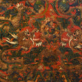 Painted Tibetan 'Double Dragon' Chest From Central Tibet - 17thC
