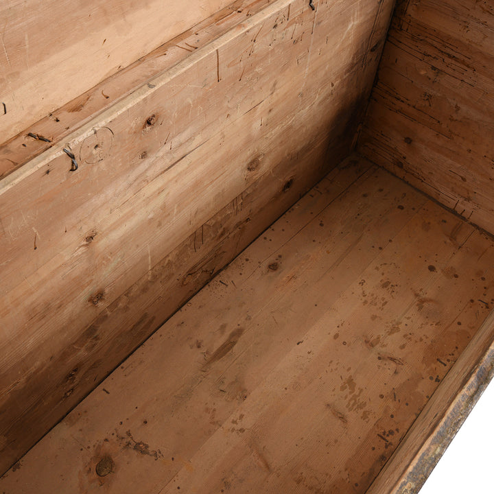 Interior Of Antique Painted Tibetan 'Dragon' Storage Chest - 18thC | Indigo Antiques