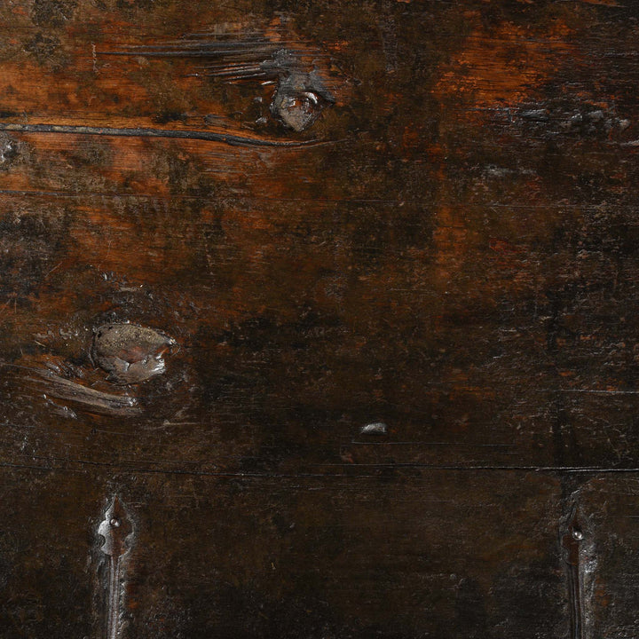 Surface Detail From Painted Tibetan 'Dragon' Storage Chest - 18thC | Indigo Antiques