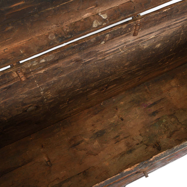 Painted Tibetan 'Dragon' Storage Chest - 18thC