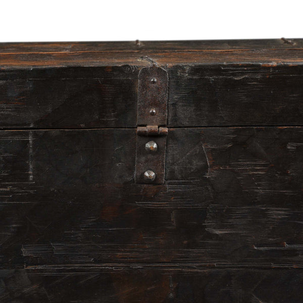 Painted Tibetan 'Dragon' Storage Chest - 18thC