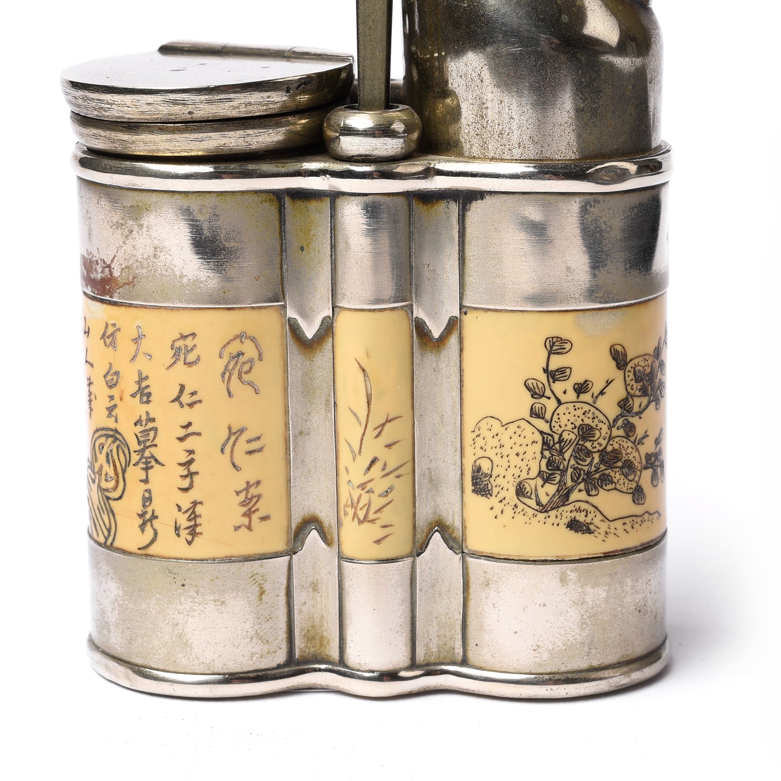 Paktong Chinese Water Pipe - Ca 1900 | Indigo Antiques