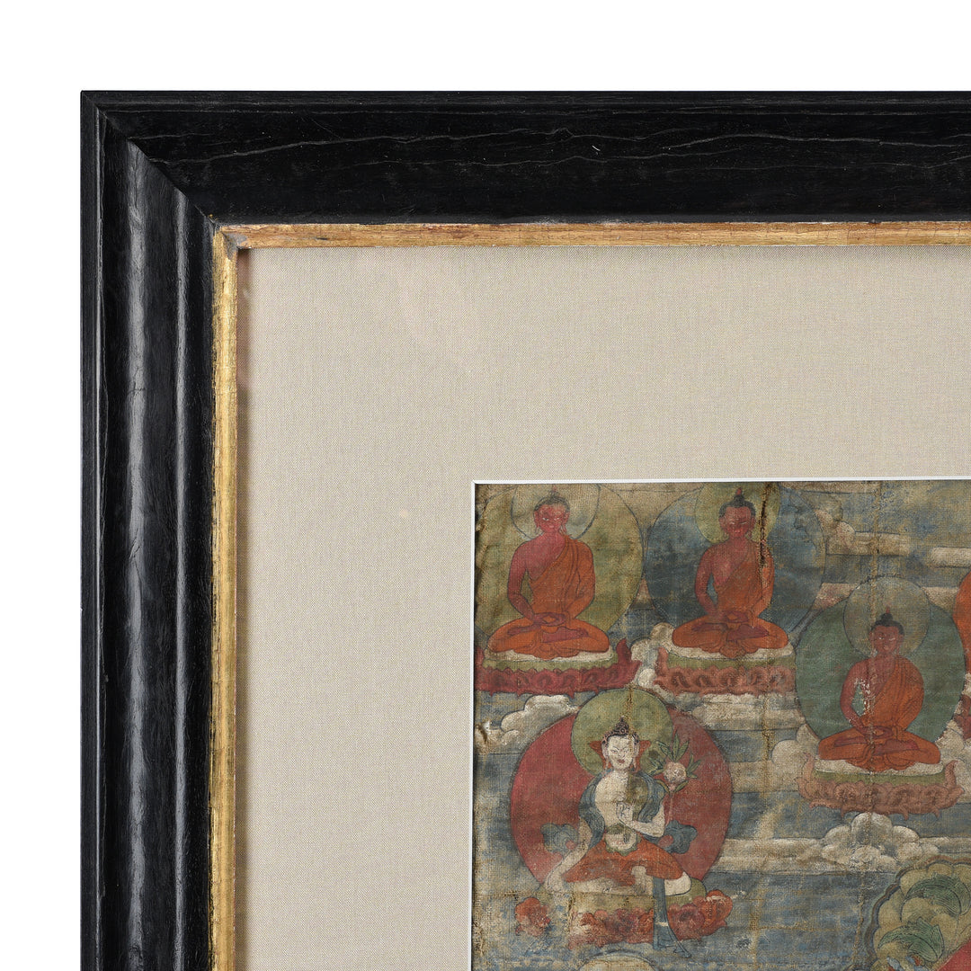 Frame Detail From Tibetan Thangka 19thC | Indigo Antiques