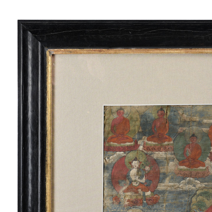Frame Detail From Tibetan Thangka 19thC | Indigo Antiques