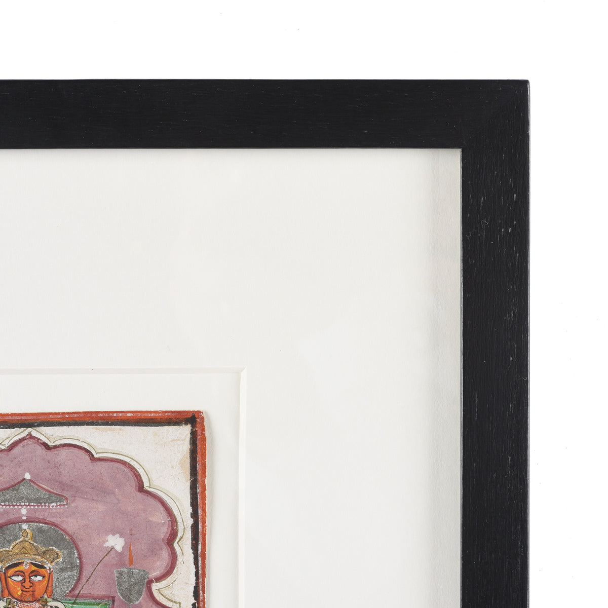 Frame Detail From Jain Painting On Cloth From Rajasthan - Ca 1800 | Indigo Antiques