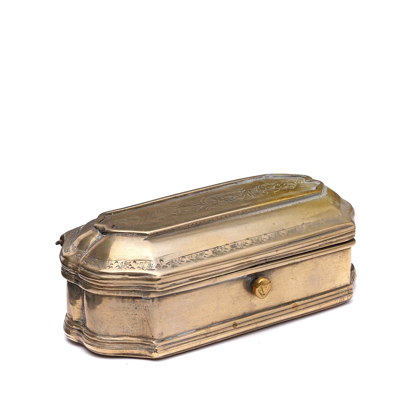 Antique Brass Paan (Betelnut) Box from Rajasthan Circa  - 19th Century | Indigo Antiques
