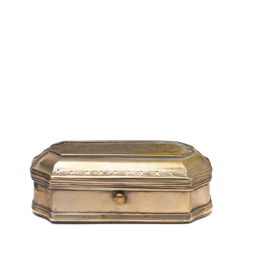Antique Brass Paan (Betelnut) Box from Rajasthan Circa  - 19th Century | Indigo Antiques