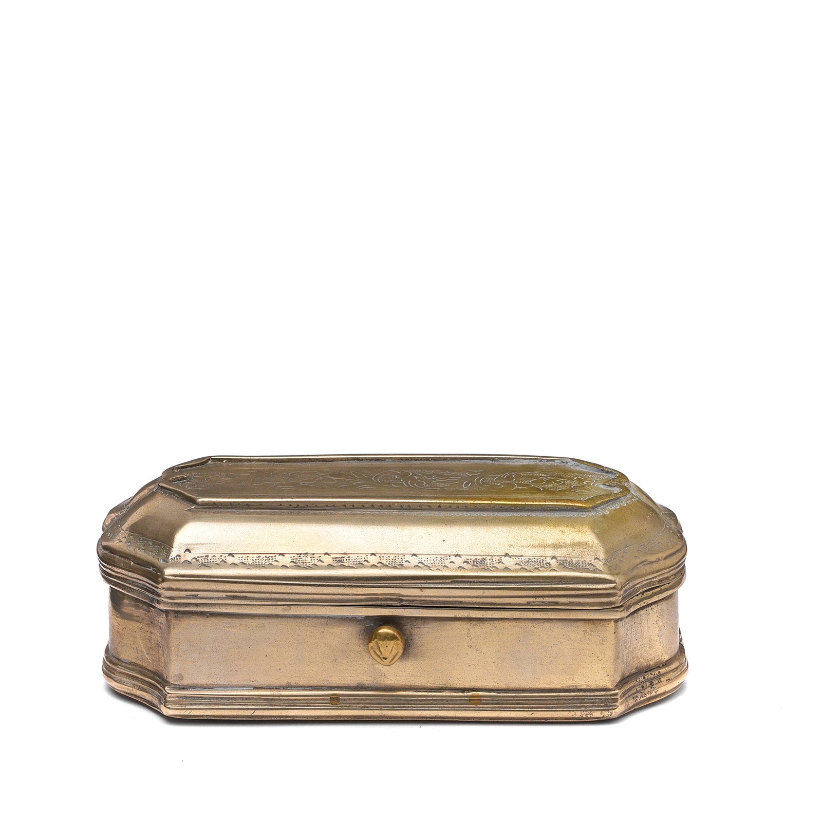 Antique Brass Paan (Betelnut) Box from Rajasthan Circa  - 19th Century | Indigo Antiques