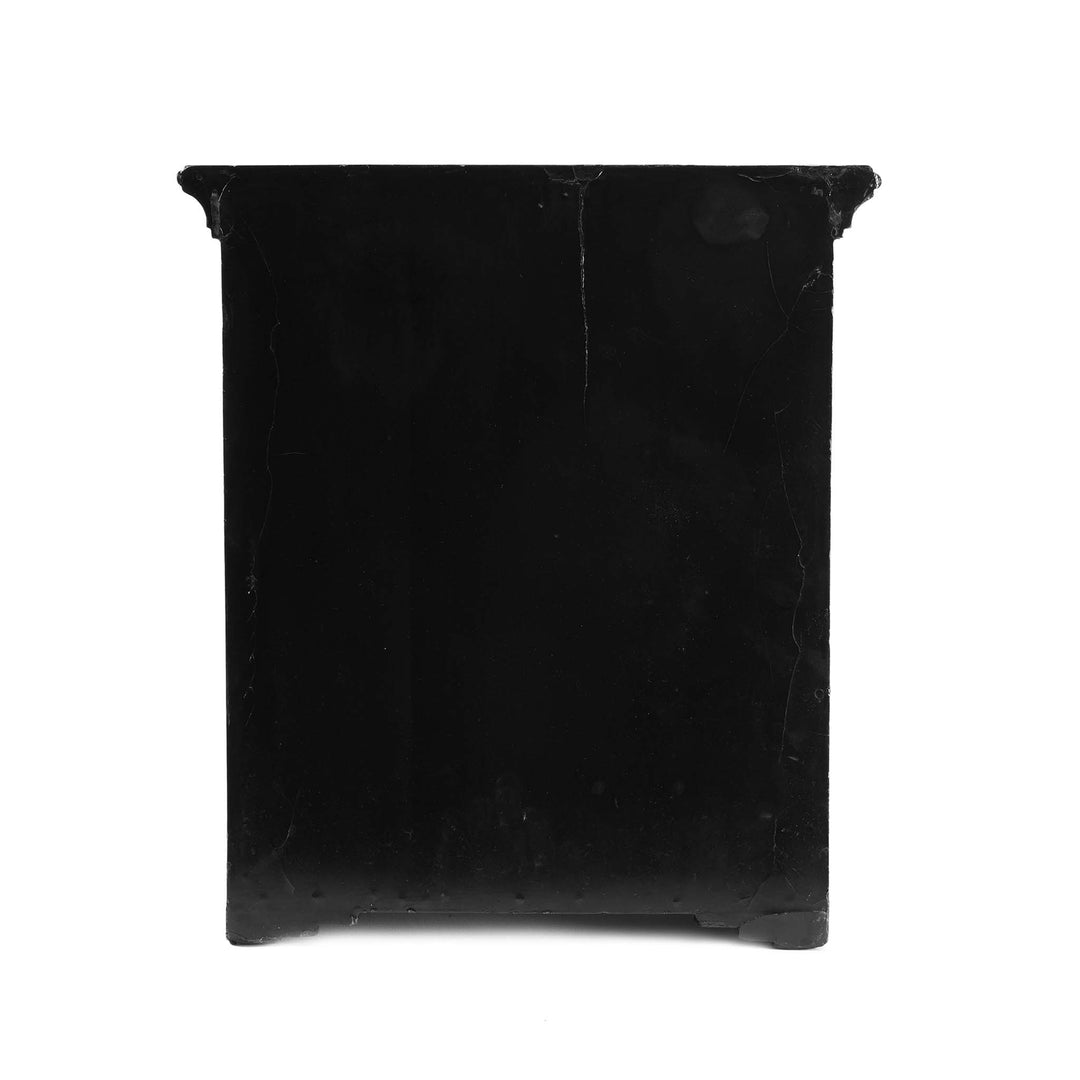 Reverse Of Gilt Black Lacquer Jewellery Cabinet - Early 19thC | Indigo Antiques