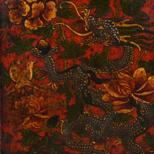Painted Tibetan Altar Cabinet - 19thC