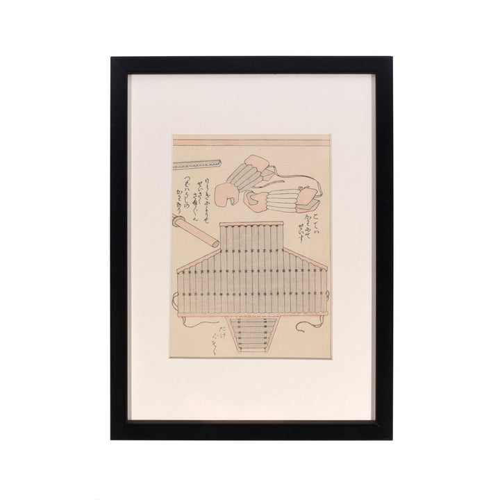 Old Woodblock Print Of Samurai Armour - Late 19thC | Indigo Antiques