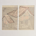 Japanese Manga Woodblock Print by Hokusai - 19thC