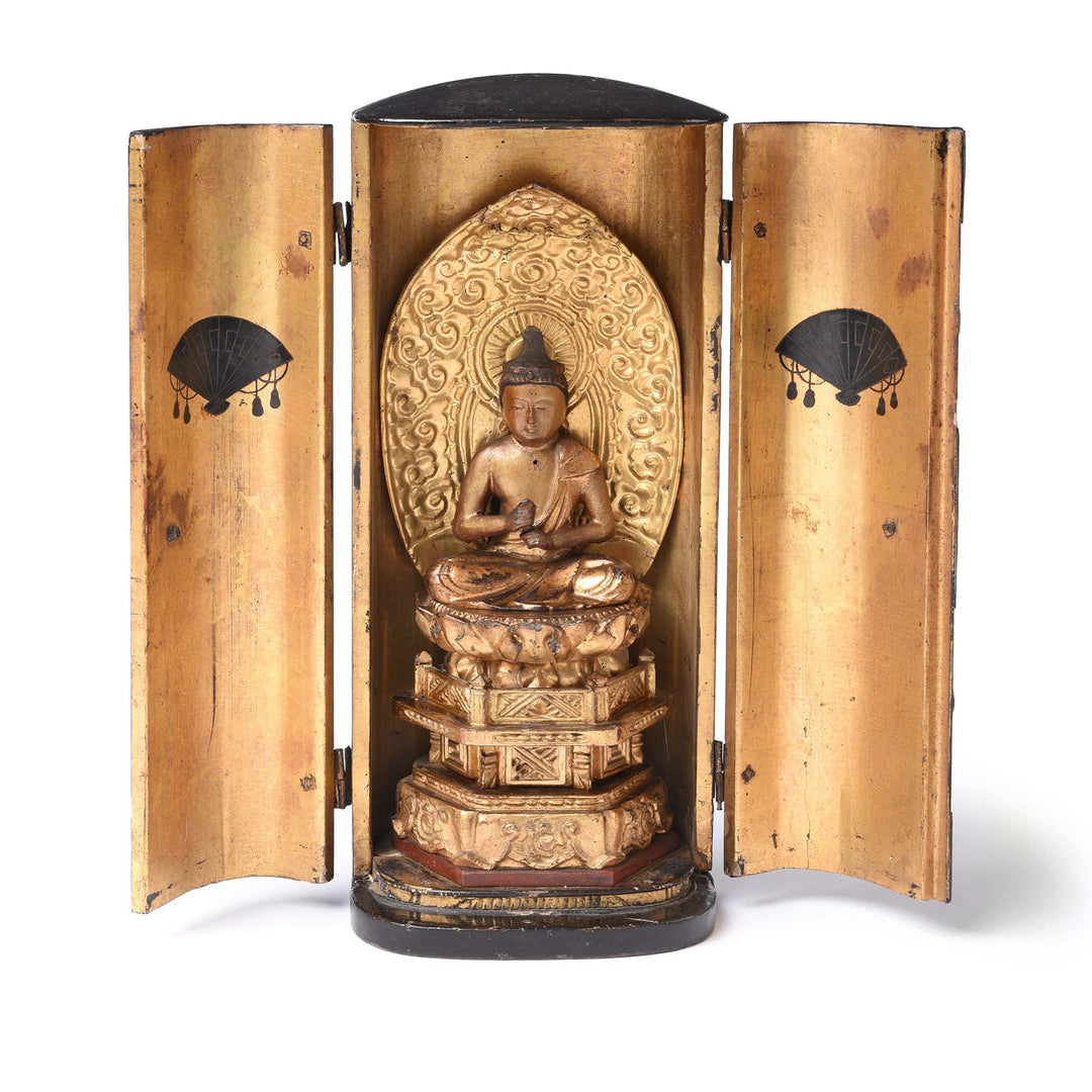 Japanese Lacquer Zushi Buddha Shrine - Meiji Period (1868-1912) | Indigo Antiques