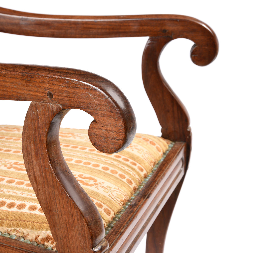 Regency Anglo-Indian Rosewood Chair - 19thC