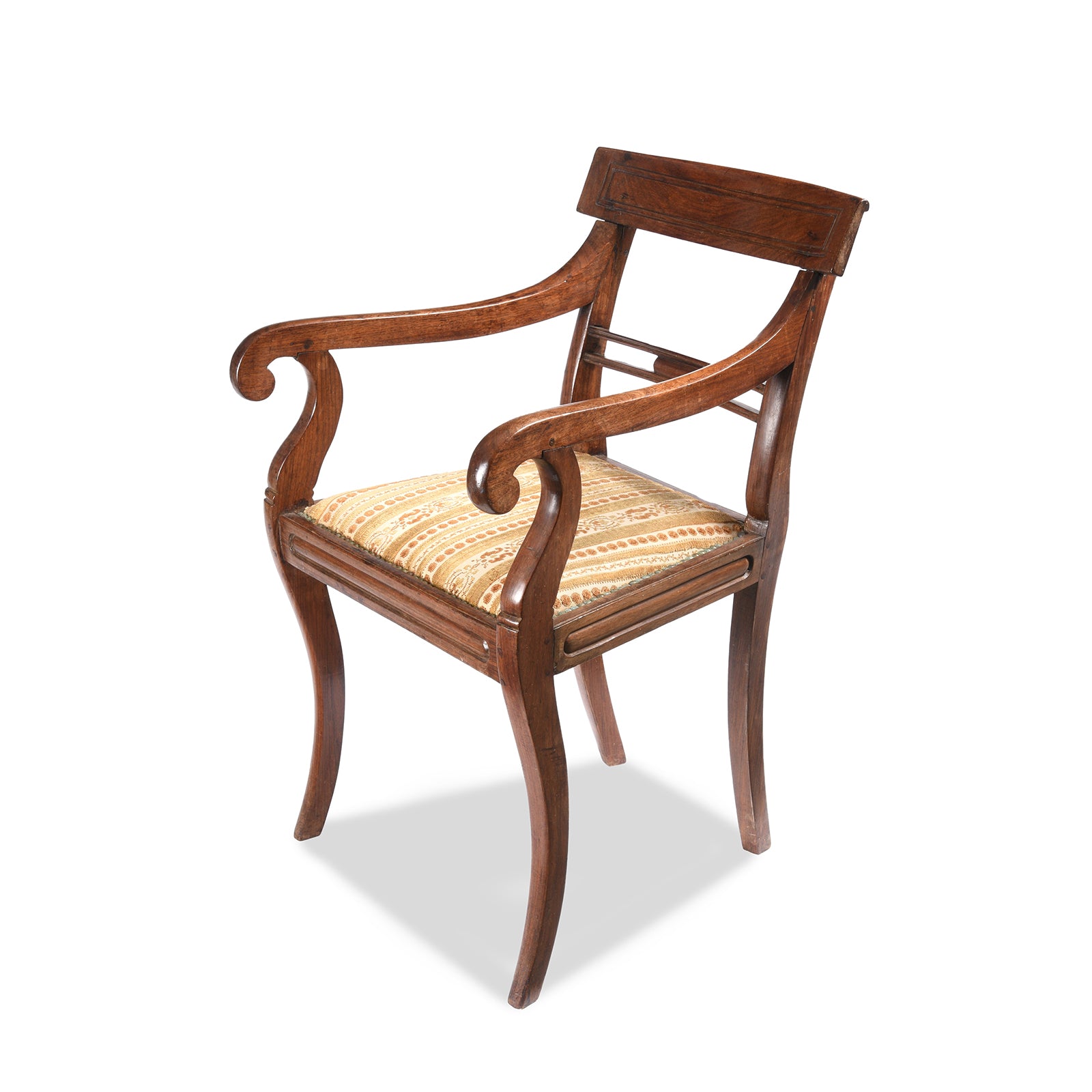 Regency Anglo-Indian Rosewood Chair - 19thC