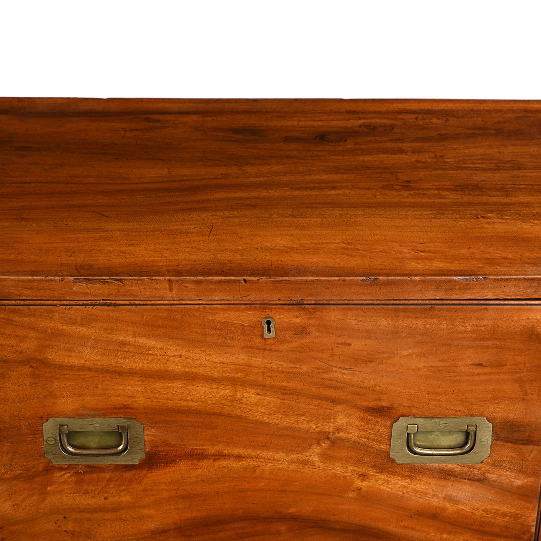 Surface Of Anglo Indian Camphor Campaign Chest Of Drawers - 19thC | Indigo Antiques