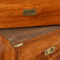Anglo Indian Camphor Campaign Chest Of Drawers - Ca 1920