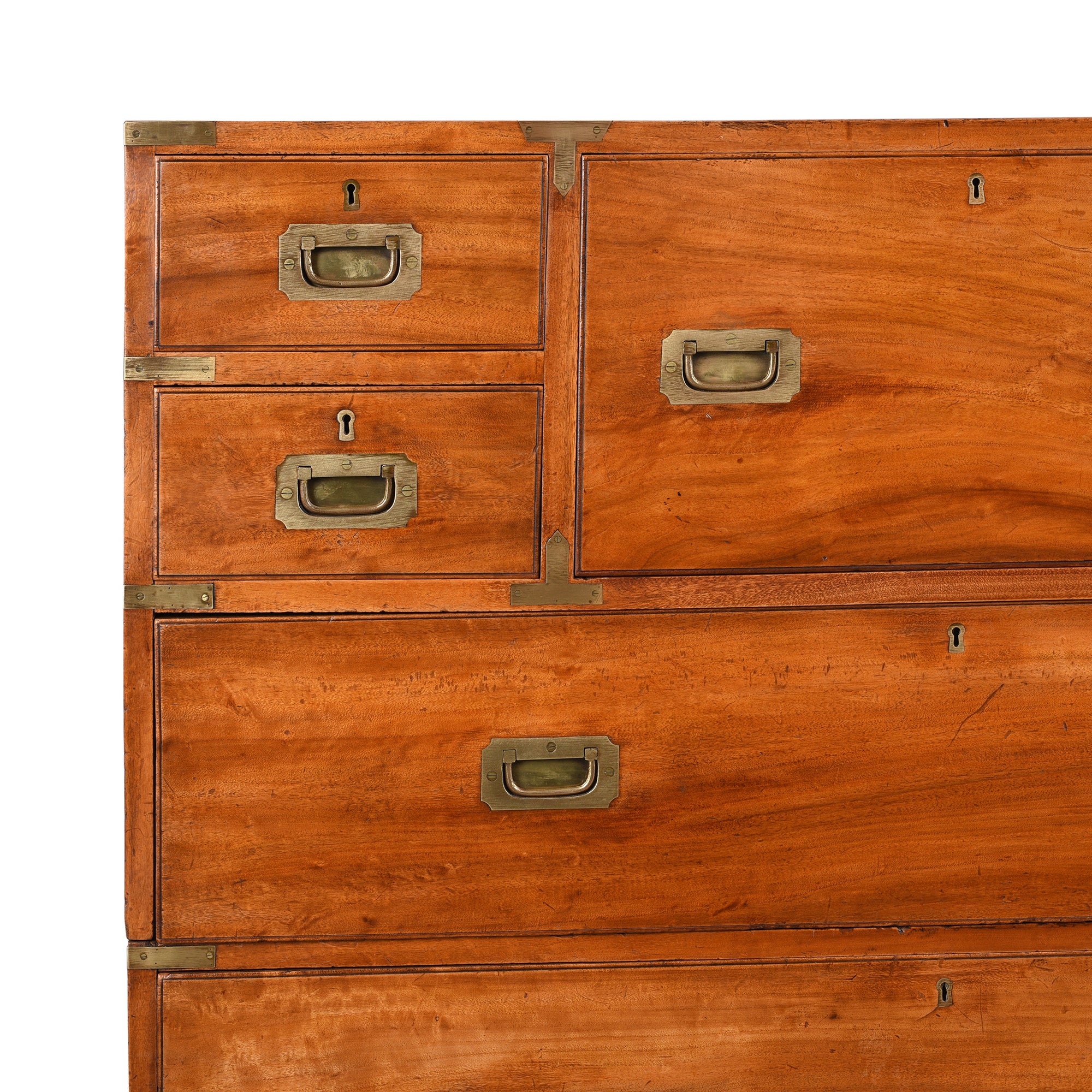 Anglo Indian Camphor Campaign Chest Of Drawers - 19thC | Indigo Antiques
