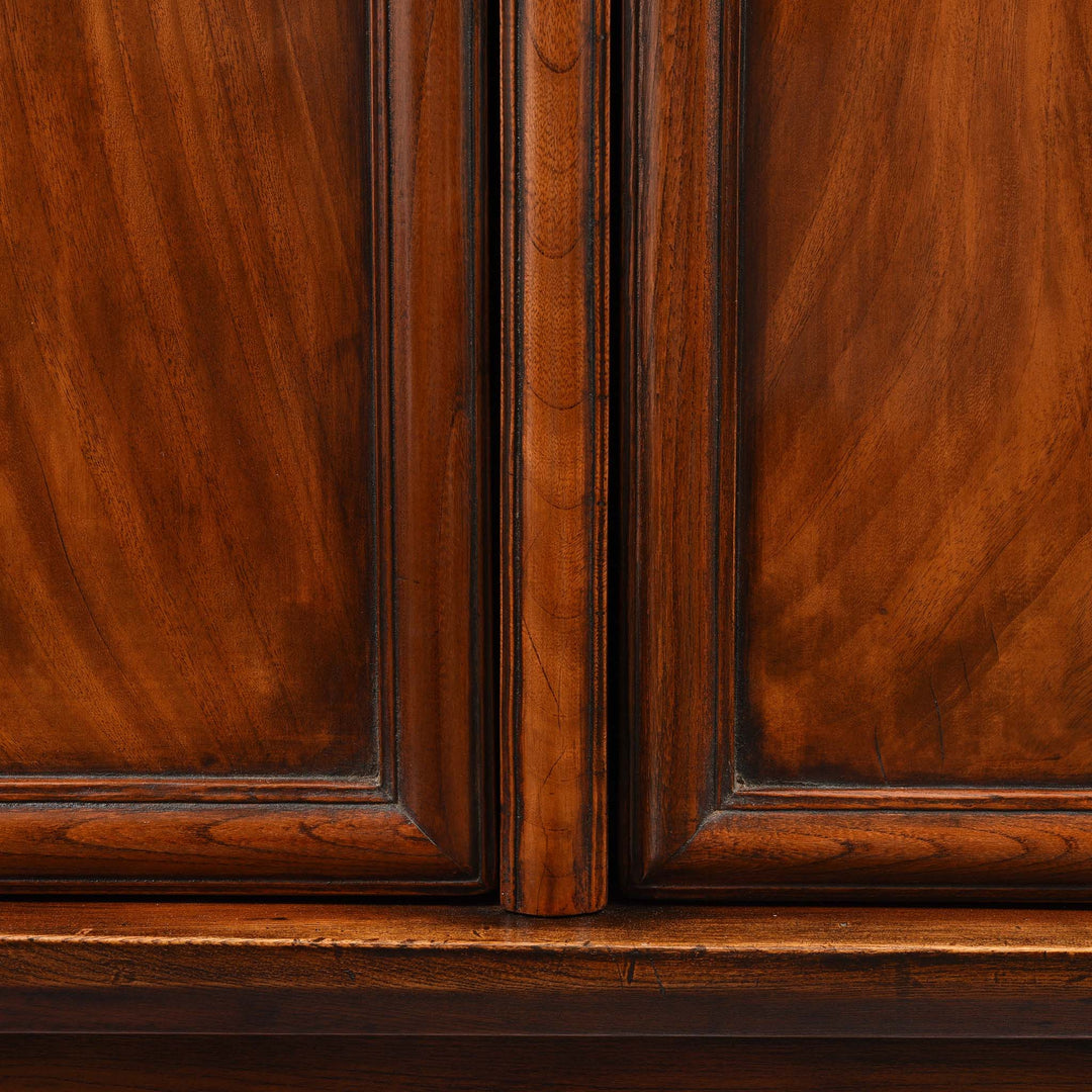 Doors Joinery Detail From Chinese Red Elm Taper Cabinet - 19thC | Indigo Antiques