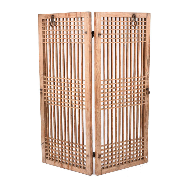 Reverse Of Korean Pine Screen - 19thC | Indigo Antiques