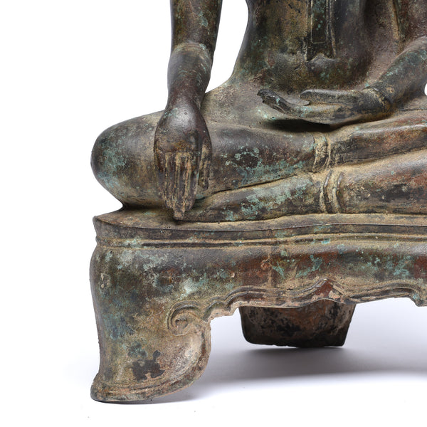 Bronze Buddha From Thailand - Ca 1920
