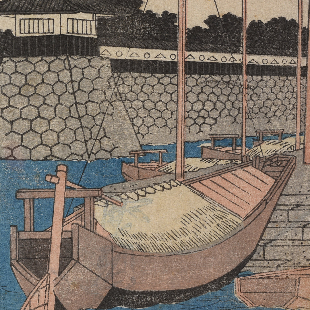 Antique Japanese Woodblock Print -Hiroshige - Edo Period | Indigo Antiques