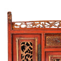 Gilt Lacquered Table Cabinet from Fujian Province - 19thC