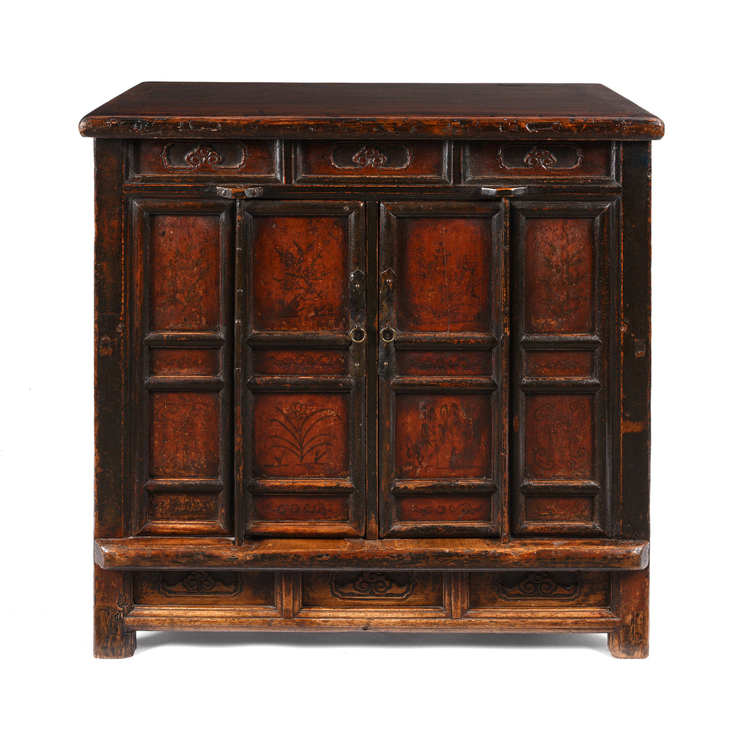 Painted Side Cabinet From Shanxi - 19thC | Indigo Antiques