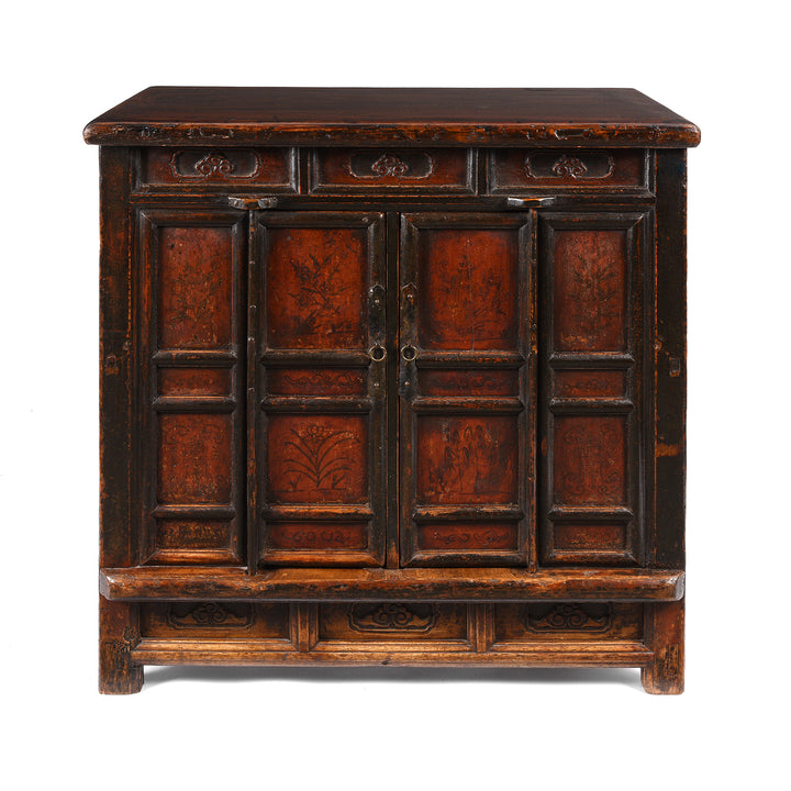 Painted Side Cabinet From Shanxi - 19thC | Indigo Antiques