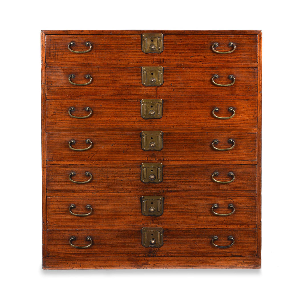 Japanese Kimono Dansu Chest - Late 19thC | Indigo Antiques
