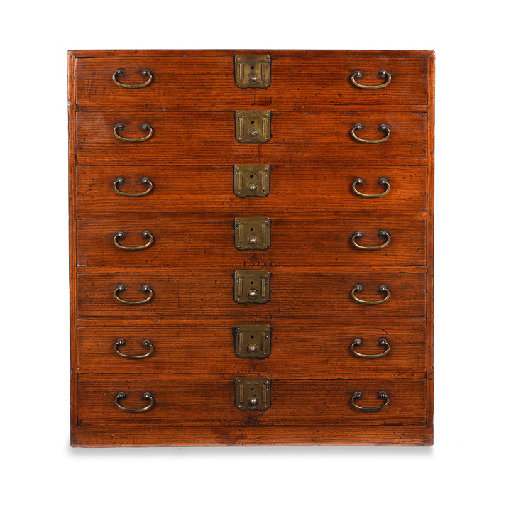 Japanese Kimono Dansu Chest - Late 19thC | Indigo Antiques