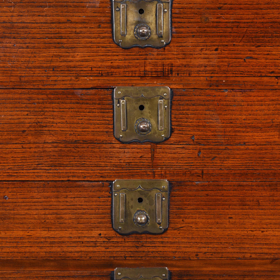 Lock Detail For Japanese Kimono Dansu Chest - Late 19thC | Indigo Antiques