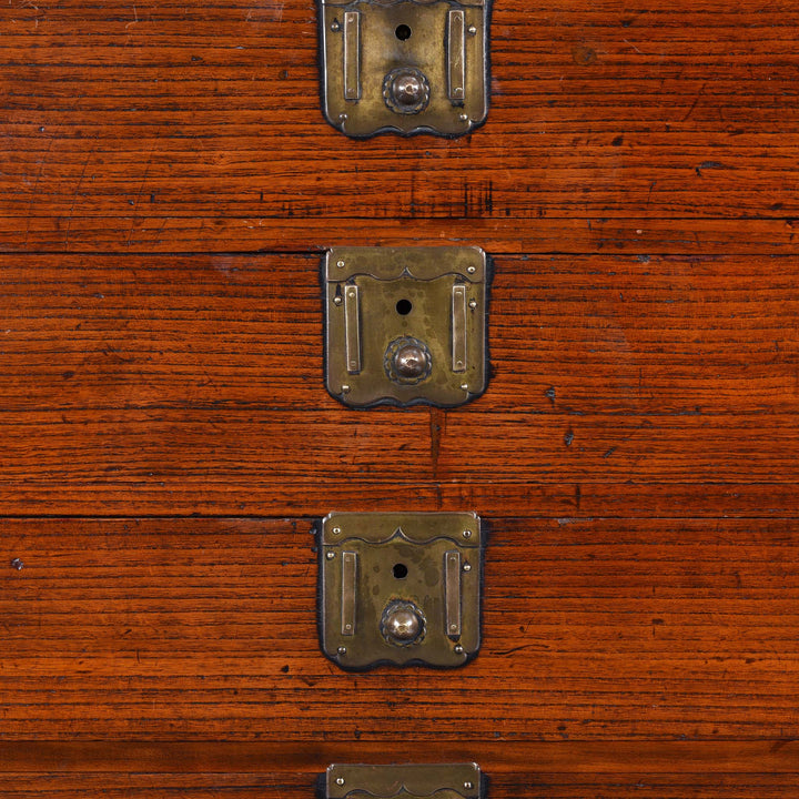 Lock Detail For Japanese Kimono Dansu Chest - Late 19thC | Indigo Antiques