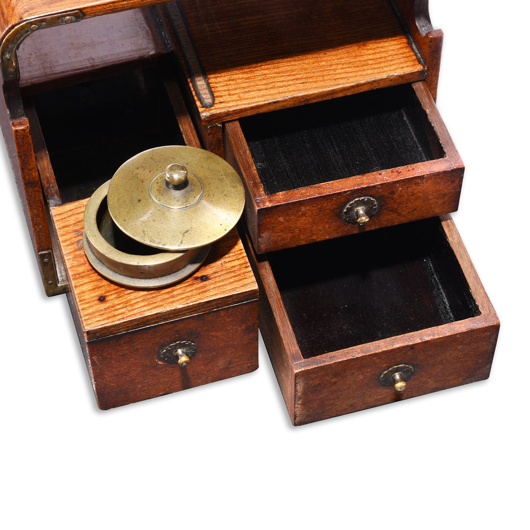 Drawer Interior Of Japanese Zelkova/Elm  Brazier - 19thC | Indigo Antiques