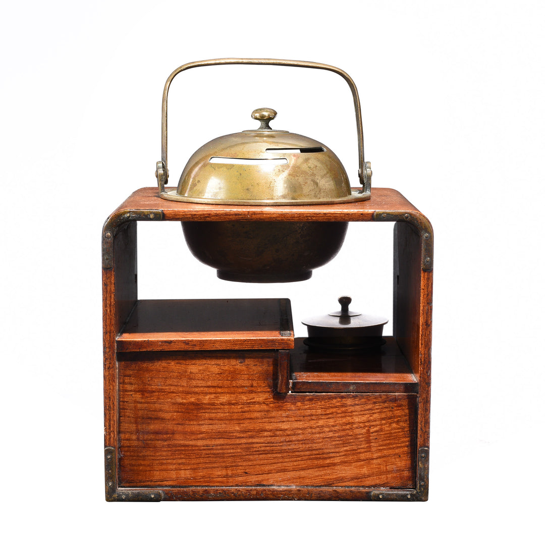 Reverse Of Japanese Zelkova/Elm  Brazier - 19thC | Indigo Antiques