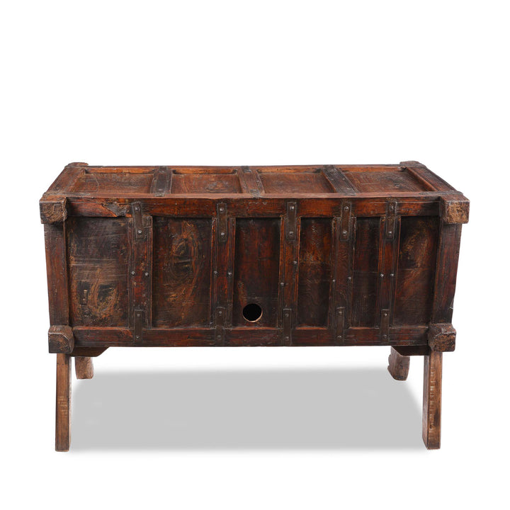 Reverse Of Manjus (Dowry Chest) From Banswara Tribal Region - 19thC | Indigo Antiques