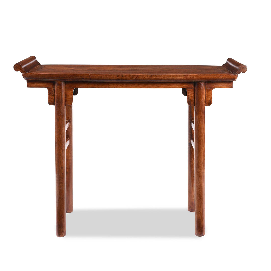Red Elm Altar Table From Shanxi - 19thC | Indigo Antiques