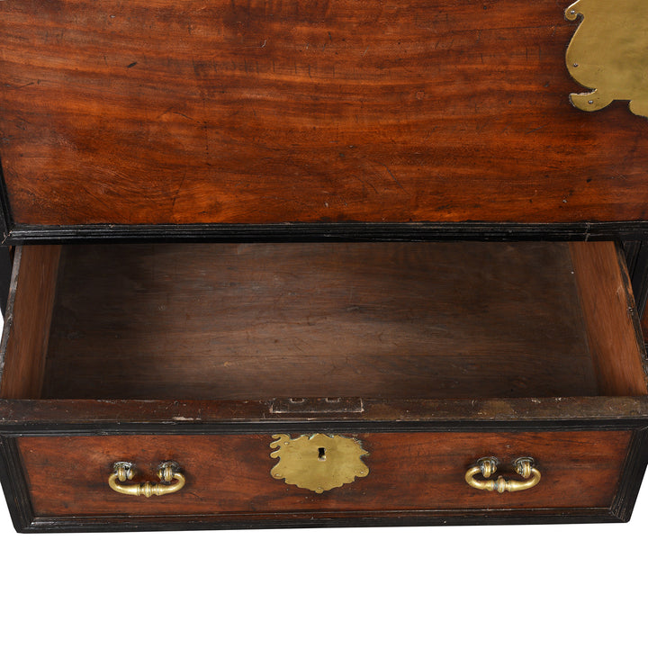 Drawer Interior From Indo-Dutch Satin Wood Chest From Ceylon -18thC | Indigo Antiques