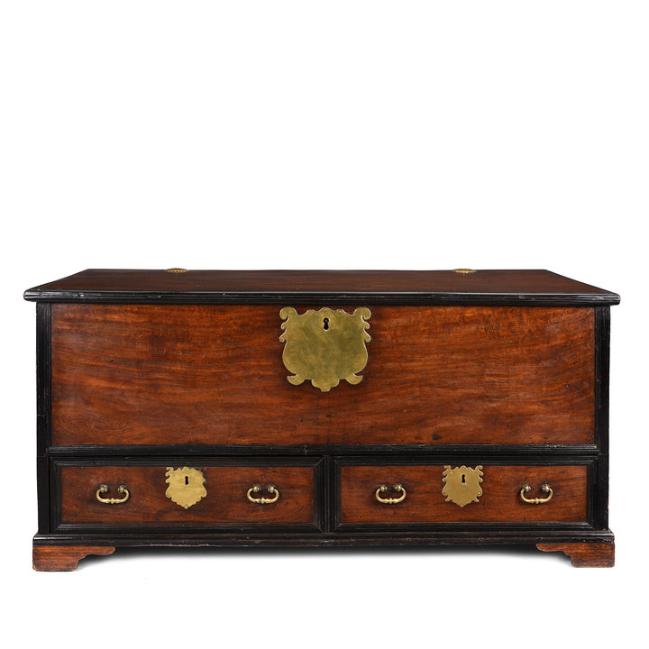 Indo-Dutch Satin Wood Chest From Ceylon -18thC | Indigo Antiques