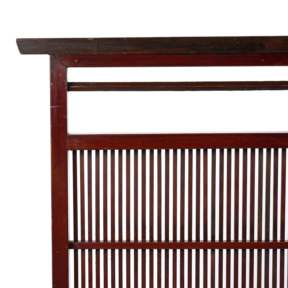 Corner Detail From Antique Japanese Room Screen - Late 19thC  | Indigo Antiques