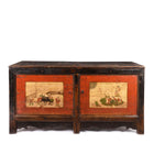 Mongolian Sideboard with Original Painting 19thC