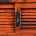 Orange Painted Japanese Choba Dansu - Taishō Period