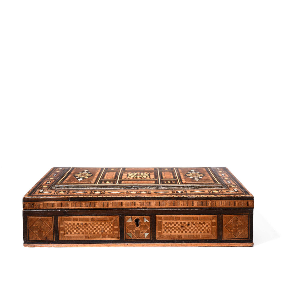 Jewellery Box Made From Burr Rosewood | Indigo Antiques